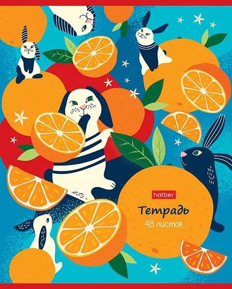 Тетрадь 48л А5ф ЛИНИЯ  - Апельсиновые истории