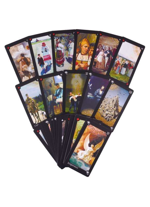 Русское календарное Таро комплект книга+ 78 карт