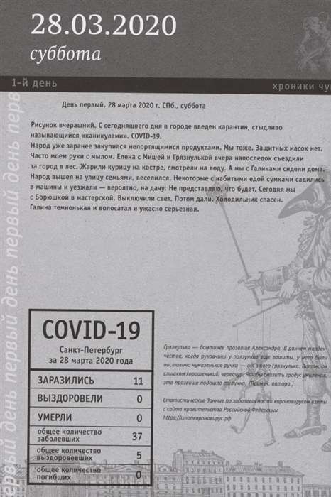 Хроники чумы Covid-19: дневник