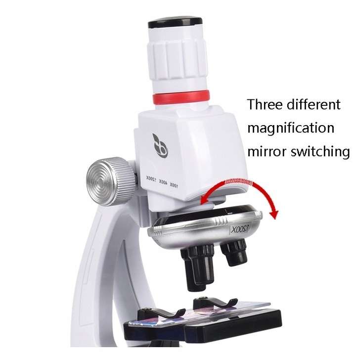 Микроскоп с принадлежностями ZOOM 100x-1200x