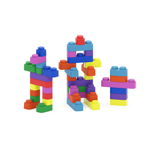 Развивающая игрушка - Мягкие блоки 42 элемента