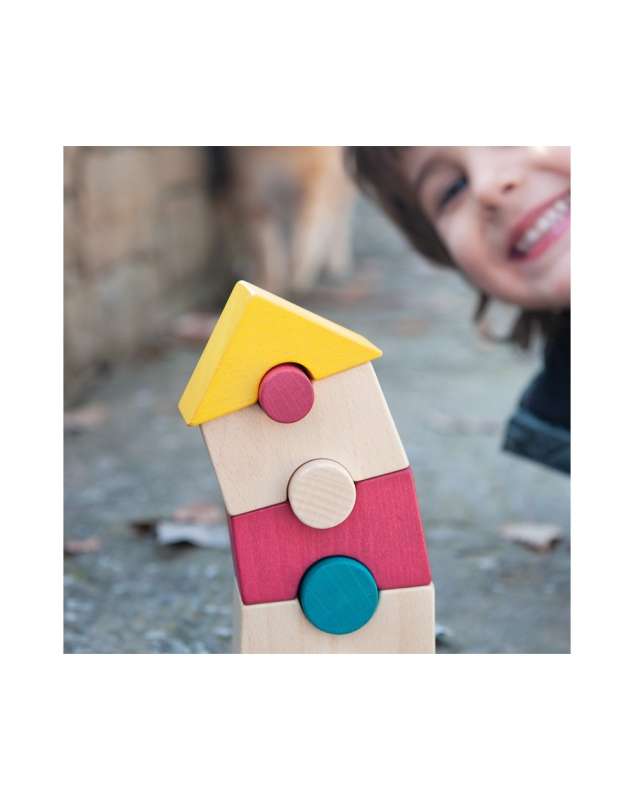 Развивающая деревянная игрушка ANDREU - Башня/ Пирамида