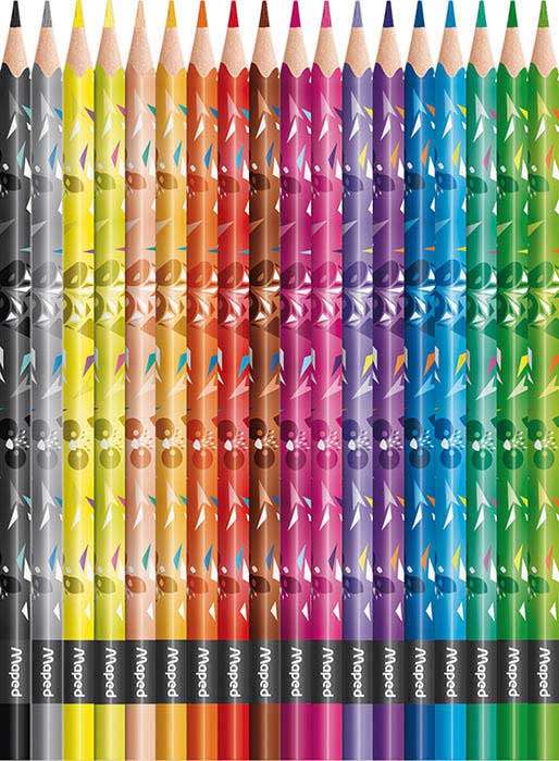 Цветные карандаши MAPED Mini Cute 18 цветов