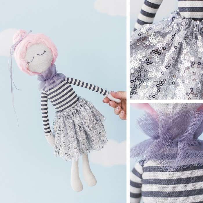 Интерьерная кукла -Ханна, набор для шитья