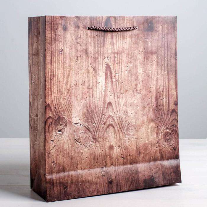 Пакет ламинированный вертикальный «Больших побед», L 40 × 31 × 9 см 