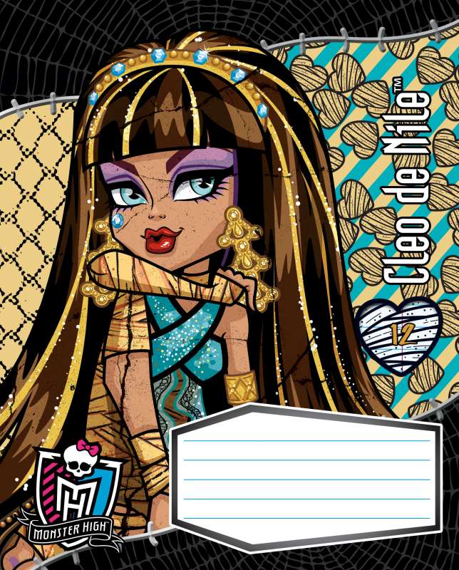Тетрадь 12л линия Monster High 