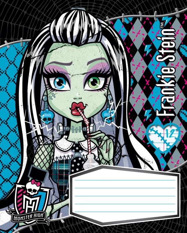 Тетрадь 12л линия Monster High 