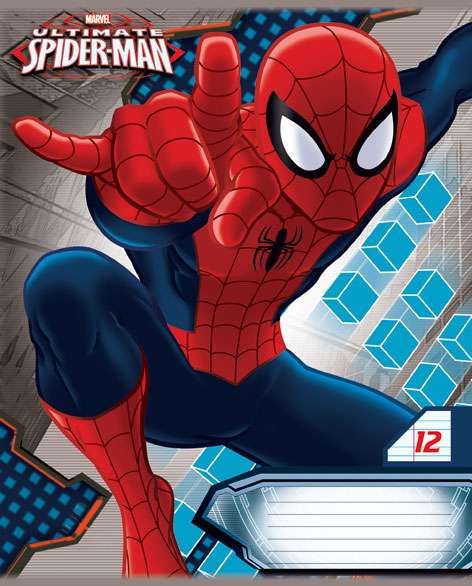Тетрадь 12л линия узкая Spiderman 