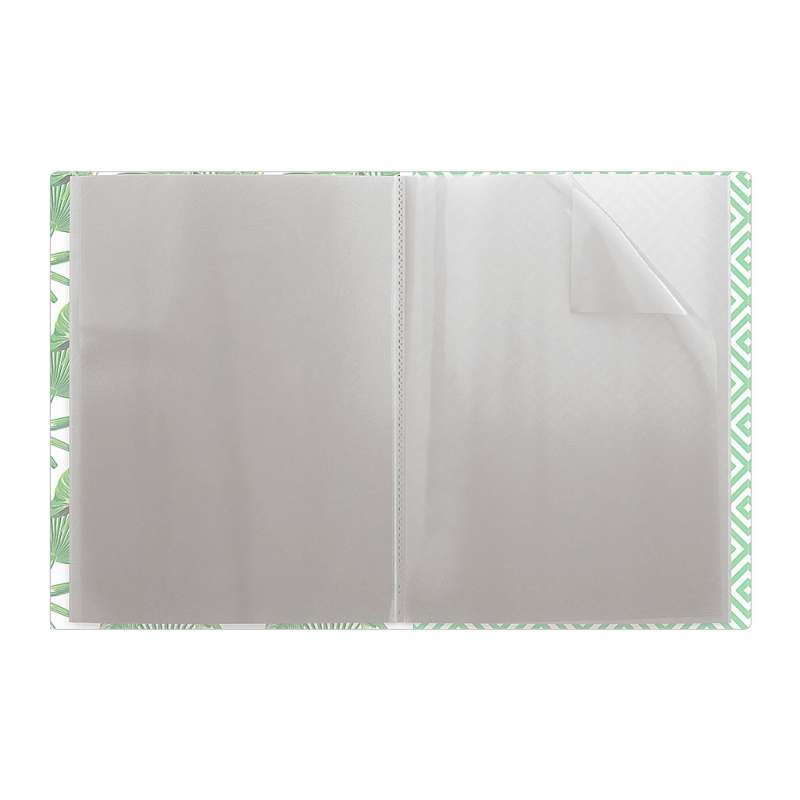 Папка файловая пластиковая ErichKrause Tropical Leaves, c 30 карманами, A4