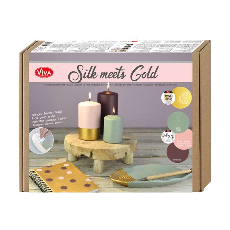 Набор для штамповки VIVA "Silk meets Gold"
