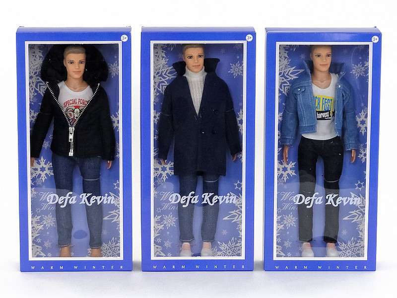 Кукла с аксессуарами Defa Kevin "Зимняя одежда" 29см.