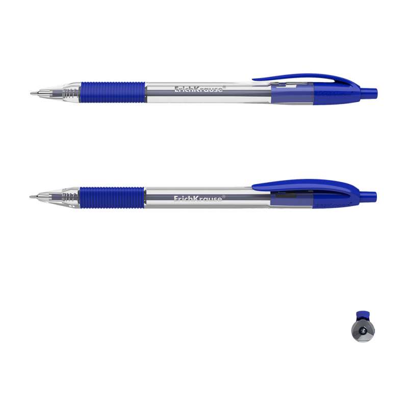 Ручка шариковая автоматическая ErichKrause U-209 Classic Matic&Grip 1.0, Ultra Glide Technology, цвет чернил синий