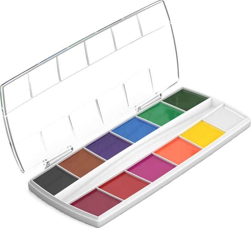 Краски акварельные ArtBerry Premium, с уф-защитой яркости, 12 цветов ErichKrause