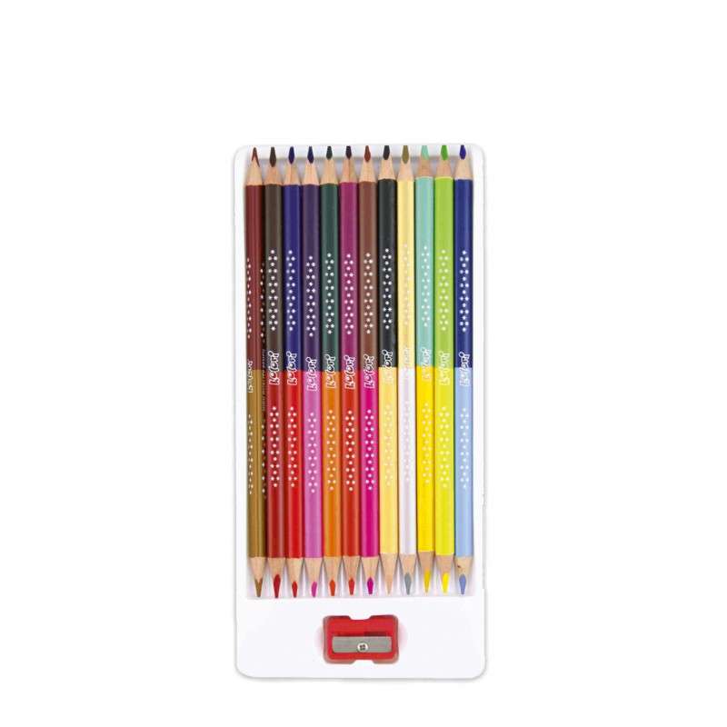 Двухсторонние цветные карандаши 12 = 24