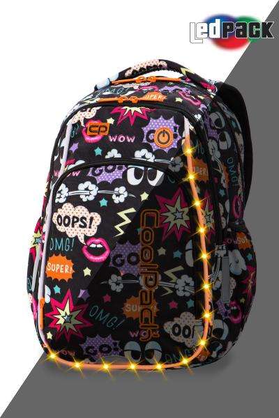 Школьный рюкзак Coolpack Strike S-multicolour LED