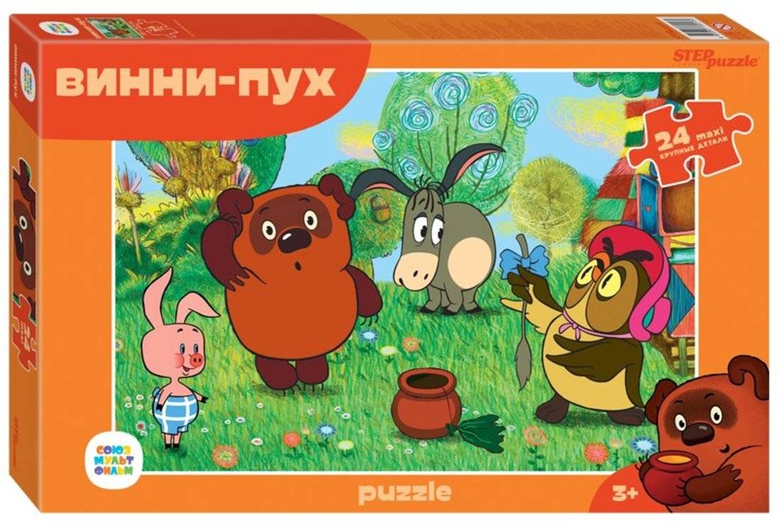 Мозаика "puzzle" maxi 24 "Винни Пух