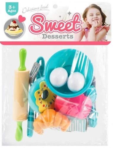 Игрушечный комплект посуды - Sweet Desserts