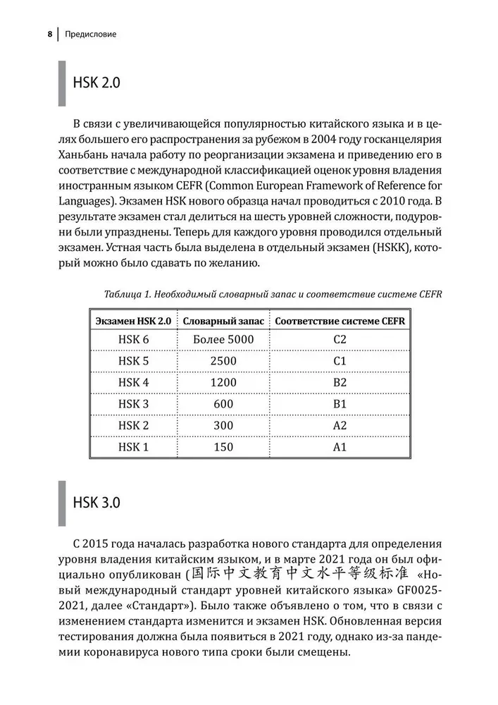 Kinų kalbos kursas. HSK-1 gramatika ir leksika. Naujas HSK 3 egzamino standartas