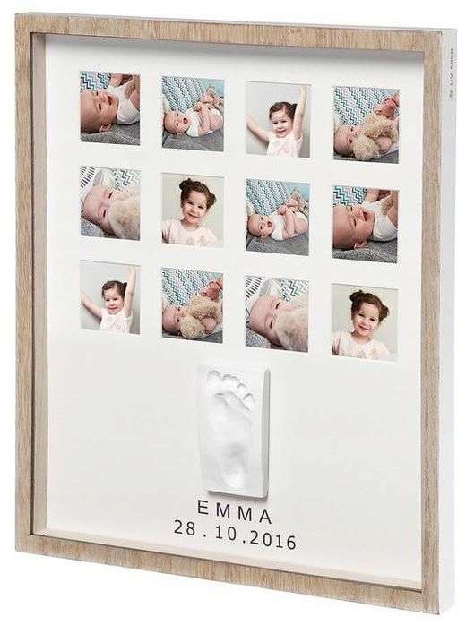 Baby Art First Year Print Frame набор для изготовления детских следов/ручек, wooden